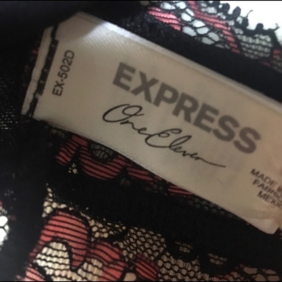 Express One Eleven contrast lace bralette - Picture 5 of 6